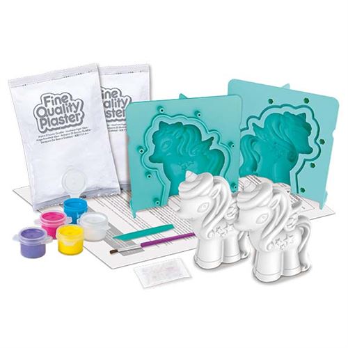 Unicórnios 3D para Moldar e Pintar - Glitter Magical Unicorns - 4M | Sig Toys Online