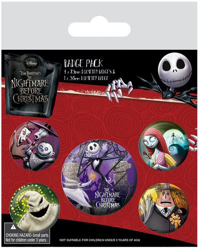 Pin Disney Nightmare Before Xmas - Pack de 5 - Pyramid International Supply