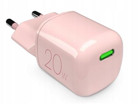 Carregador GaN USB-C Puro MiniPro 20W - Dusty Pink Online