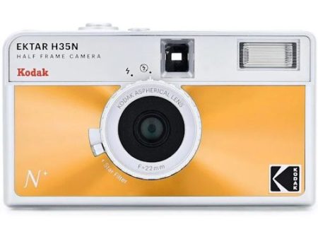 Máquina Fotográfica Analógica de Rolo Kodak Ektar H35N Flash 35mm - Laranja For Sale