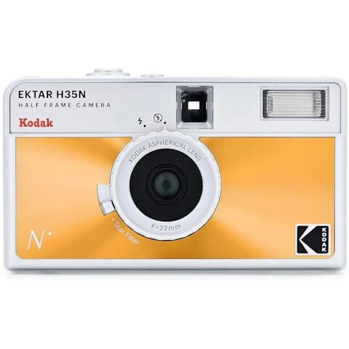 Máquina Fotográfica Analógica de Rolo Kodak Ektar H35N Flash 35mm - Laranja For Sale