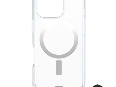 Capa Otterbox React + Cordão para iPhone 16 Pro - Transparente com Fio Preto For Cheap