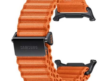 Bracelete de Tecido Samsung para Galaxy Watch Ultra - Laranja Online Sale