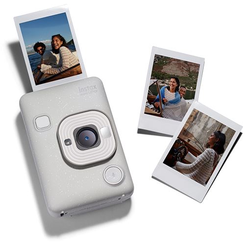 Máquina Fotográfia Instantânea Fuji Instax Mini Liplay - Misty White Online Hot Sale