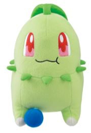 Pokemon: Banpresto - Mogumogu Time Big Chikorita Plush on Sale