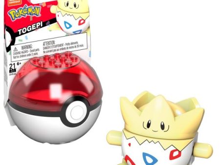 Pokemon: Mega Construx - 25th Anniversary Pokeball (Togepi) Sale