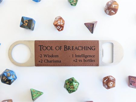 Bottle Opener - Tool of Breaching (Vegan Leather) For Cheap