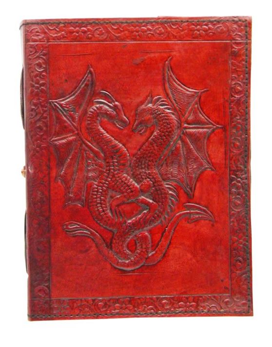 Journal - Double Dragon (Leather w  Cord) Cheap